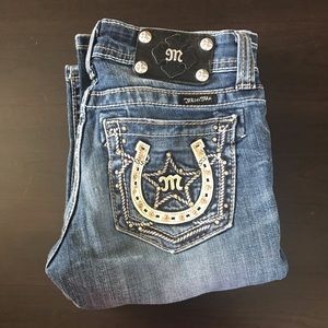 Miss Me Horseshoe Bootcut Jeans Sz 25